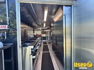 2024 Kitchen Trailer Kitchen Food Trailer Diamond Plated Aluminum Flooring Florida for Sale