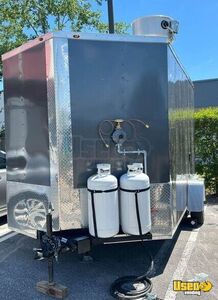 2024 Kitchen Trailer Kitchen Food Trailer Diamond Plated Aluminum Flooring Florida for Sale