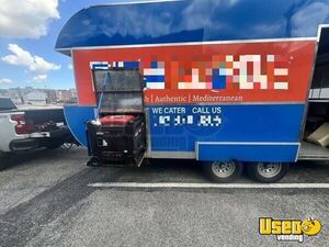2024 Kitchen Trailer Kitchen Food Trailer Diamond Plated Aluminum Flooring Maryland for Sale