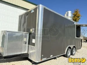 2024 Kitchen Trailer Kitchen Food Trailer Diamond Plated Aluminum Flooring Missouri for Sale