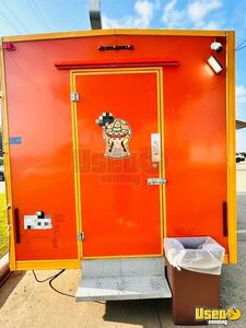 2024 Kitchen Trailer Kitchen Food Trailer Diamond Plated Aluminum Flooring Texas for Sale