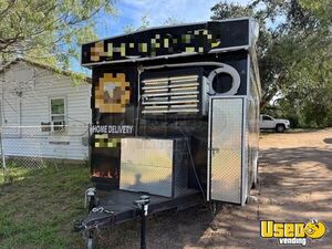 2024 Kitchen Trailer Kitchen Food Trailer Diamond Plated Aluminum Flooring Texas for Sale