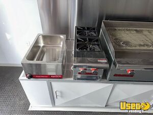 2024 Kitchen Trailer Kitchen Food Trailer Diamond Plated Aluminum Flooring Texas for Sale