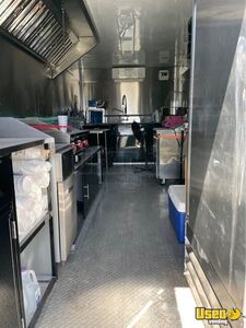2024 Kitchen Trailer Kitchen Food Trailer Diamond Plated Aluminum Flooring Texas for Sale