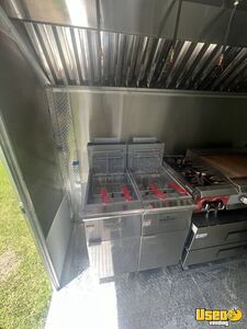 2024 Kitchen Trailer Kitchen Food Trailer Diamond Plated Aluminum Flooring Texas for Sale