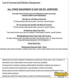 2024 Kitchen Trailer Kitchen Food Trailer Exhaust Hood Indiana for Sale