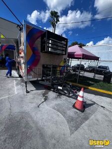 2024 Kitchen Trailer Kitchen Food Trailer Exterior Customer Counter Florida for Sale