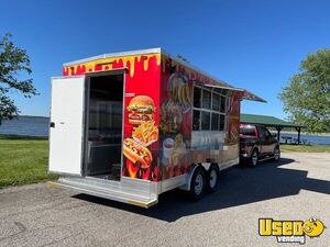 2024 Kitchen Trailer Kitchen Food Trailer Exterior Customer Counter Kansas for Sale