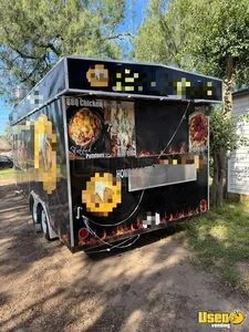 2024 Kitchen Trailer Kitchen Food Trailer Exterior Customer Counter Texas for Sale