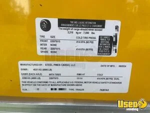 2024 Kitchen Trailer Kitchen Food Trailer Prep Station Cooler Indiana for Sale