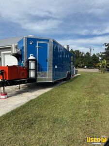 2024 Kitchen Trailer Kitchen Food Trailer Stainless Steel Wall Covers Florida for Sale