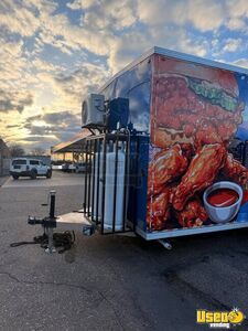 2024 Kitchen Trailer Kitchen Food Trailer Stainless Steel Wall Covers Michigan for Sale