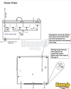 2024 Kitchen Trailer Kitchen Food Trailer Triple Sink Indiana for Sale