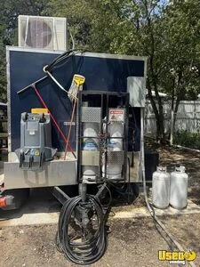 2024 Lw Kitchen Food Trailer Diamond Plated Aluminum Flooring Texas for Sale
