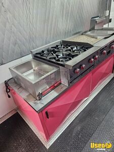 2024 Model Mz-24 Kitchen Food Trailer Diamond Plated Aluminum Flooring Oklahoma for Sale