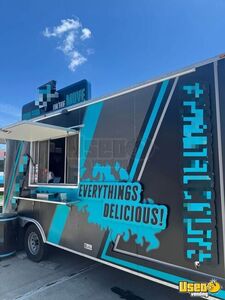 2024 Pizza Food Truck Pizza Trailer Stainless Steel Wall Covers Texas for Sale