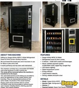 2024 Seaga Infinity Inf5c Seaga Vending Combo 5 North Carolina for Sale