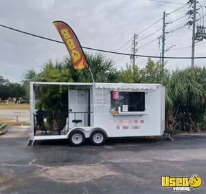 2024 Sgac Barbecue Food Trailer Concession Window Florida for Sale