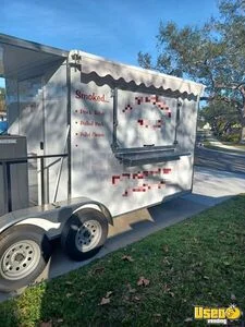 2024 Sgac Barbecue Food Trailer Refrigerator Florida for Sale