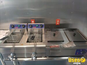 2024 Sgc Food Concession Trailer Kitchen Food Trailer Diamond Plated Aluminum Flooring Florida for Sale