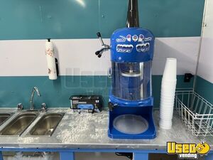 2024 Shaved Ice Trailer Snowball Trailer Floor Drains Texas for Sale