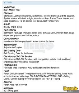 2024 Title Says (9.5 X 30tt) Barbecue Food Trailer Flatgrill Mississippi for Sale