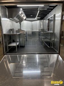 2024 Traverse Food Concession Trailer Kitchen Food Trailer Stainless Steel Wall Covers Indiana for Sale