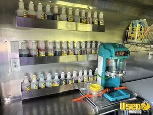 2024 Turnkey Shave Ice Trailer Snowball Trailer Work Table Florida for Sale