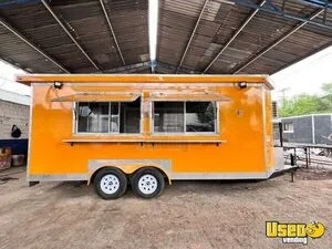 NEW - 2024 8' x 18' Food Concession Trailer | Mobile Street Food Unit for Sale in Texas!