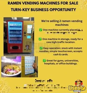 20242025 Wm22-w Cup Noodle Other Snack Vending Machine 2 Florida for Sale