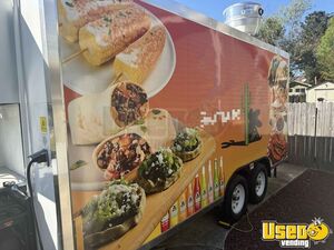 2025 16 Foot Platform Kitchen Food Trailer Air Conditioning North Carolina for Sale