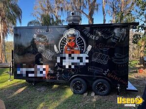 2025 16' Kitchen Food Trailer Bbq Smoker Florida for Sale