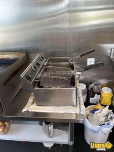 2025 18’ Kitchen Food Trailer Diamond Plated Aluminum Flooring Florida for Sale