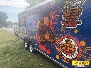 2025 20 Ft Kitchen Food Trailer Stainless Steel Wall Covers Indiana for Sale