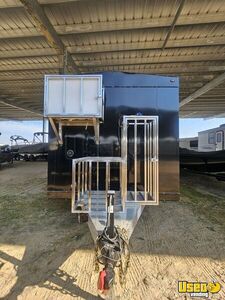 2025 20-ft Kitchen Trailer Kitchen Food Trailer Exterior Customer Counter Texas for Sale