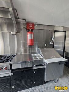 2025 20-ft Kitchen Trailer Kitchen Food Trailer Prep Station Cooler Texas for Sale