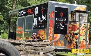 2025 22' Pizza Trailer Stainless Steel Wall Covers Kentucky for Sale
