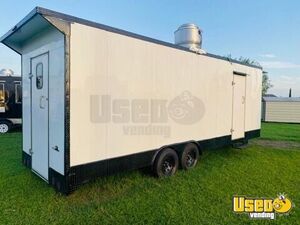2025 24h8 Kitchen Food Trailer Stainless Steel Wall Covers Texas for Sale