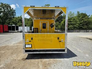 2025 26ta4 Concession Trailer Diamond Plated Aluminum Flooring Indiana for Sale