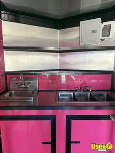 2025 6x12 Beverage Concession Trailer Beverage - Coffee Trailer Diamond Plated Aluminum Flooring Georgia for Sale