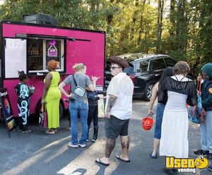 2025 6x12 Beverage Concession Trailer Beverage - Coffee Trailer Stainless Steel Wall Covers Georgia for Sale