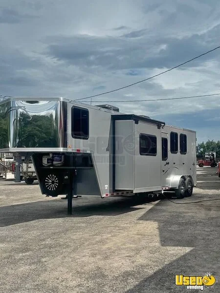 2025 7312 Dixie Outlaw 3-horse Lq Trailer Alabama for Sale