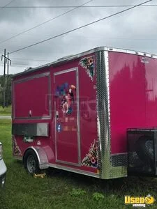 2025 7x12 Concession Trailer Beverage - Coffee Trailer Exterior Customer Counter Georgia for Sale