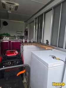 2025 7x12 Concession Trailer Beverage - Coffee Trailer Interior Lighting Georgia for Sale