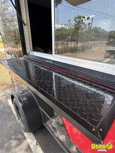 2025 7x12sa Concession Trailer Diamond Plated Aluminum Flooring Georgia for Sale