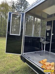 2025 7x14 Bbq Porch Trailer Concession Trailer Interior Lighting South Carolina for Sale
