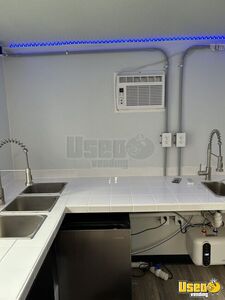 2025 7x14 Kitchen Food Trailer Refrigerator Florida for Sale