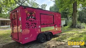 2025 7x16ta2 Kitchen Food Trailer Reach-in Upright Cooler Texas for Sale