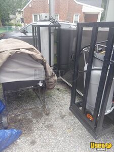 2025 8.5x14 Open Porch Bbq Barbecue Food Trailer Bbq Smoker Maryland for Sale