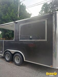 2025 8.5x14 Open Porch Bbq Barbecue Food Trailer Concession Window Maryland for Sale